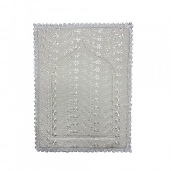 Mini Sajada - White (Small Lace)